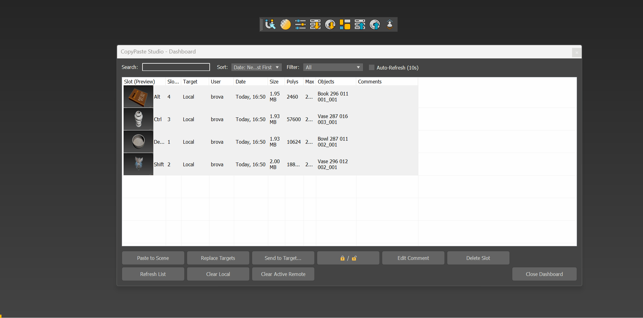 The Asset Browser